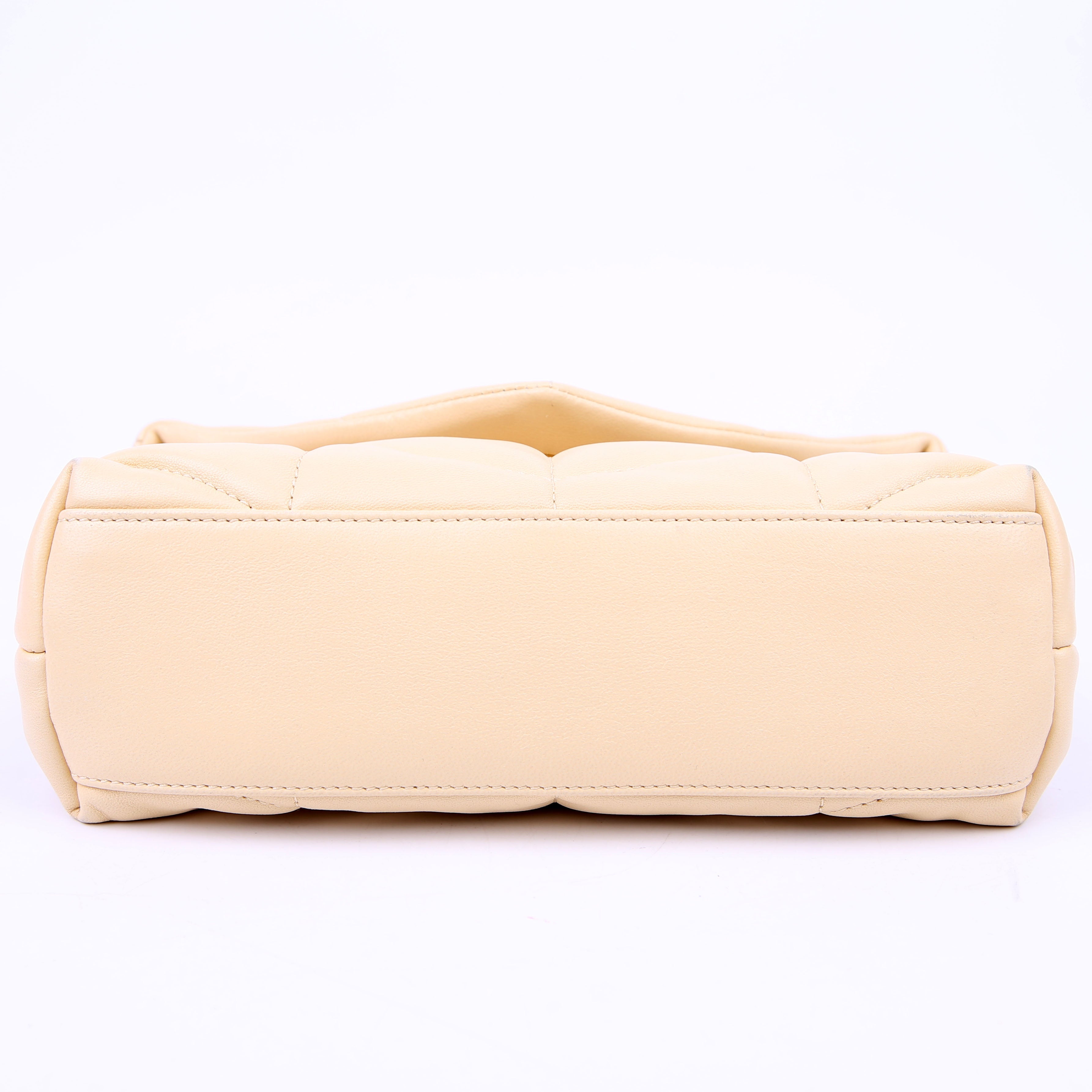 Saint Laurent Loulou Toy Puffer Yellow 620333