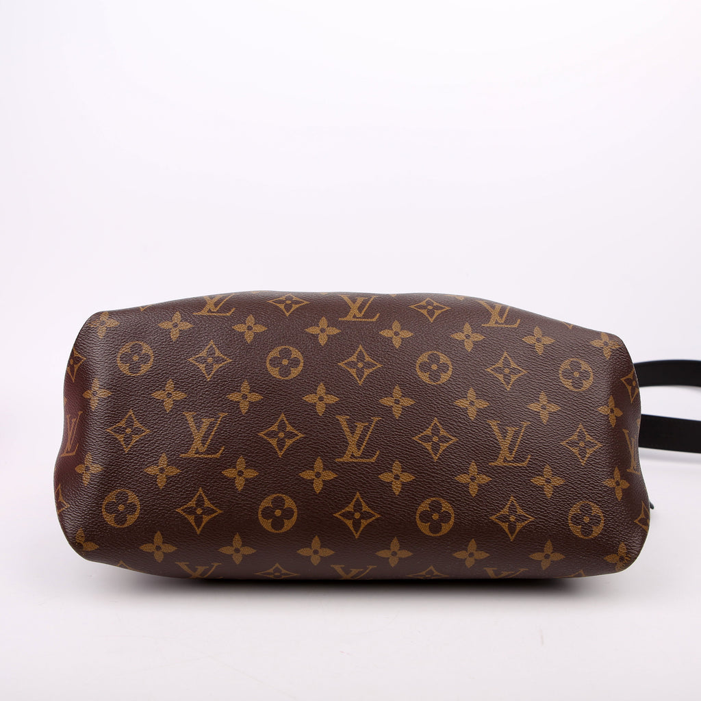 Louis Vuitton Flower Zipped Tote MM Monogram Black