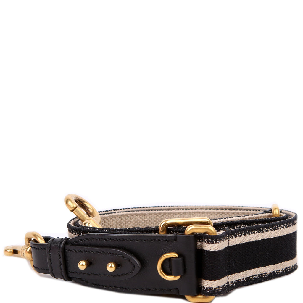 Christian Dior Logo Canvas Adjustable Strap