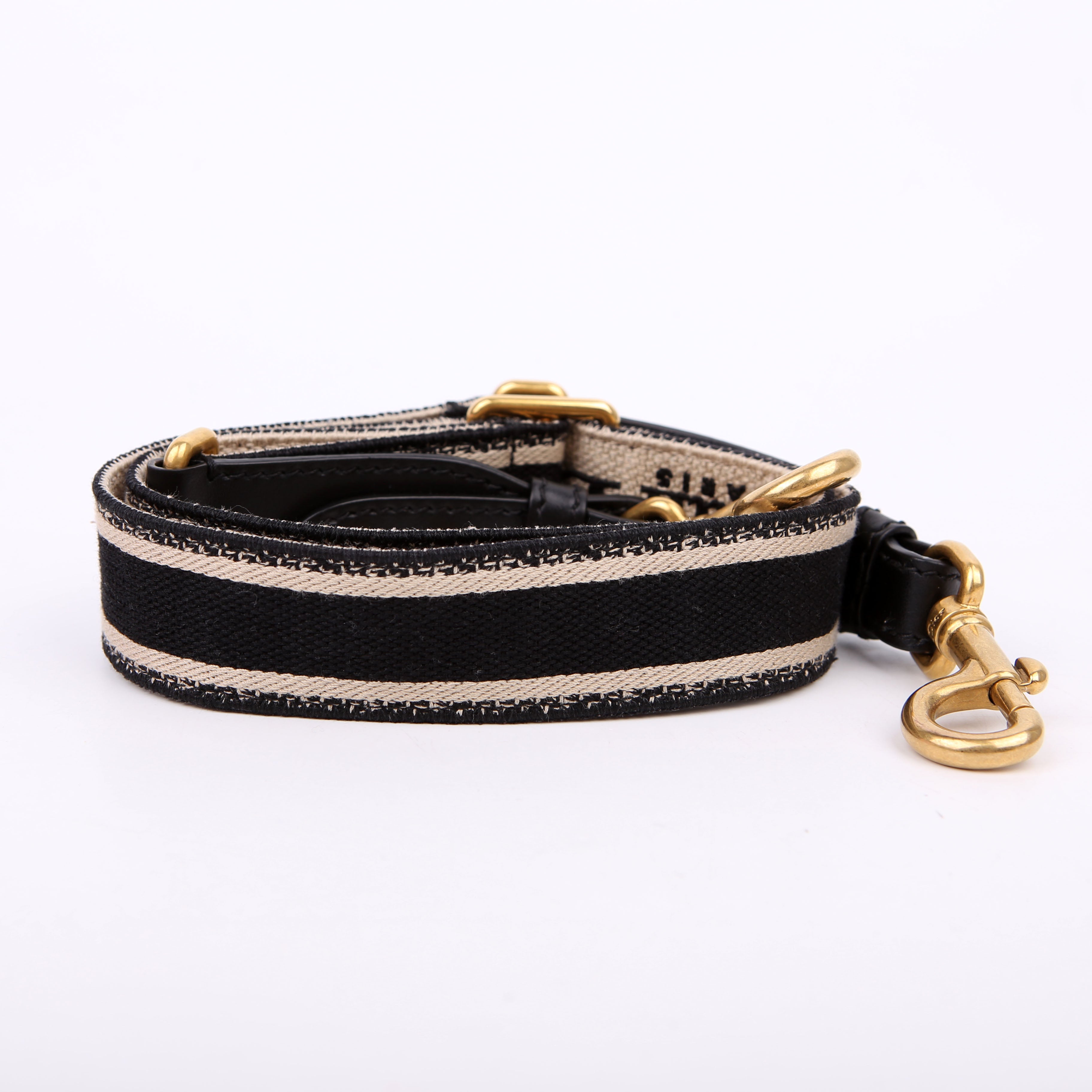 Christian Dior Logo Canvas Adjustable Strap