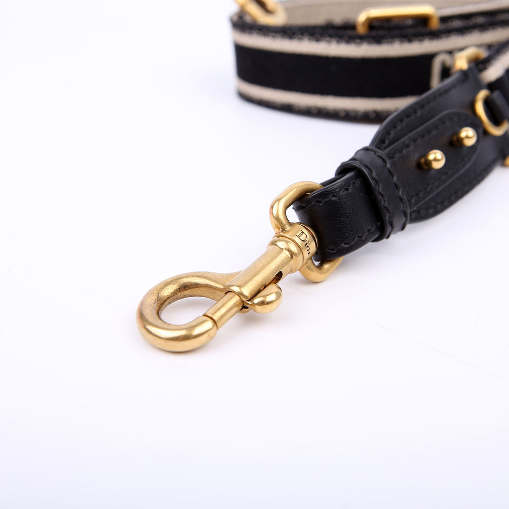 Christian Dior Logo Canvas Adjustable Strap