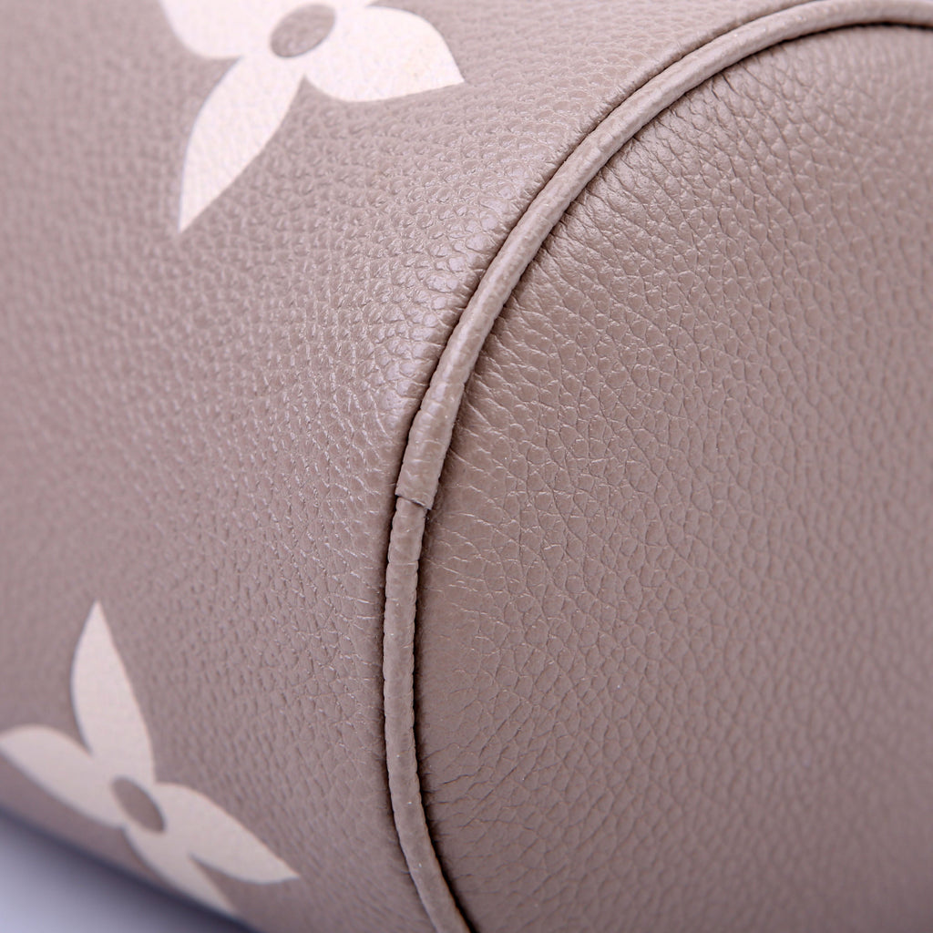 Louis Vuitton Papillon BB Bicolor Empreinte Turtledove/Cream