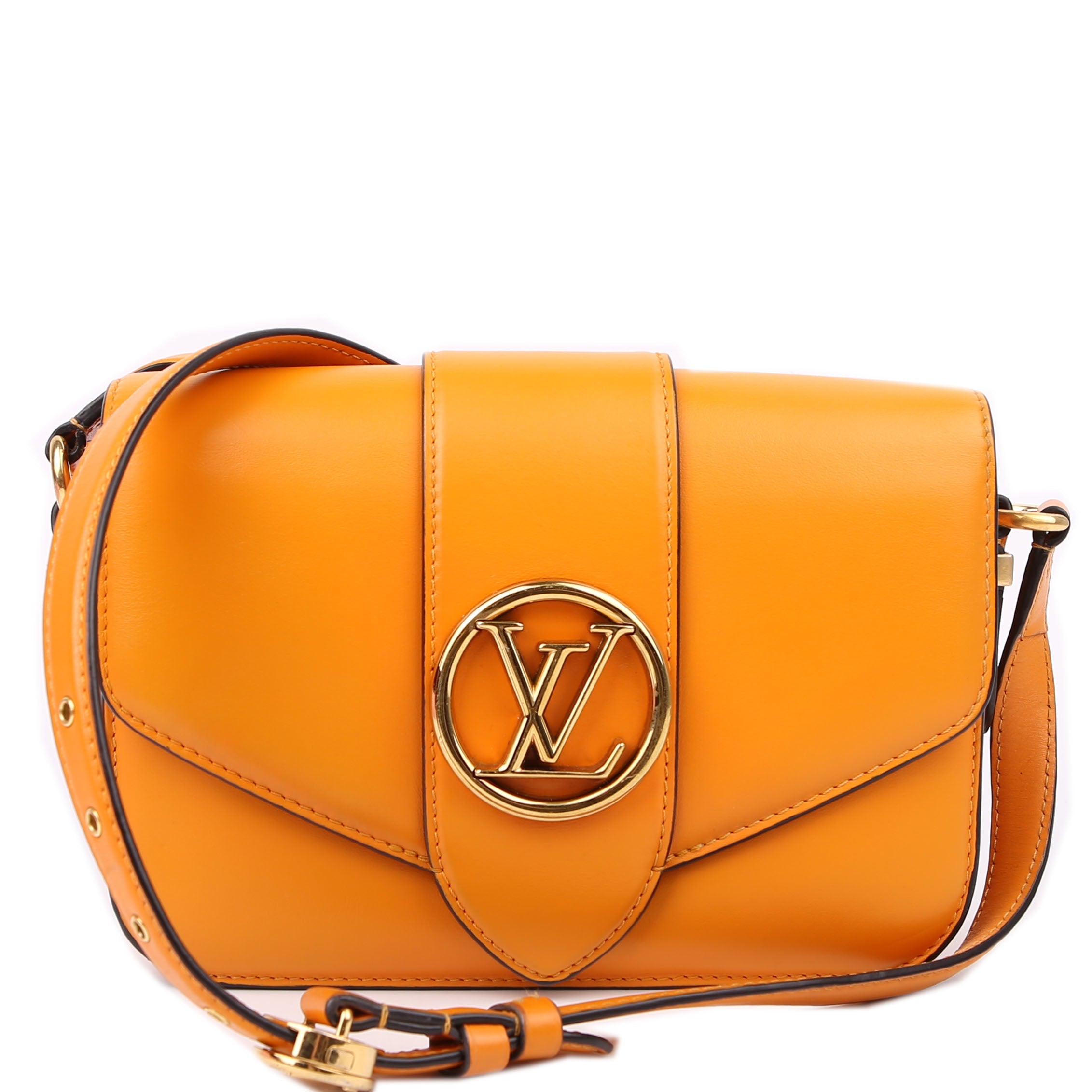 Louis Vuitton LV Pont 9 Smooth Calfskin Yellow/Orange