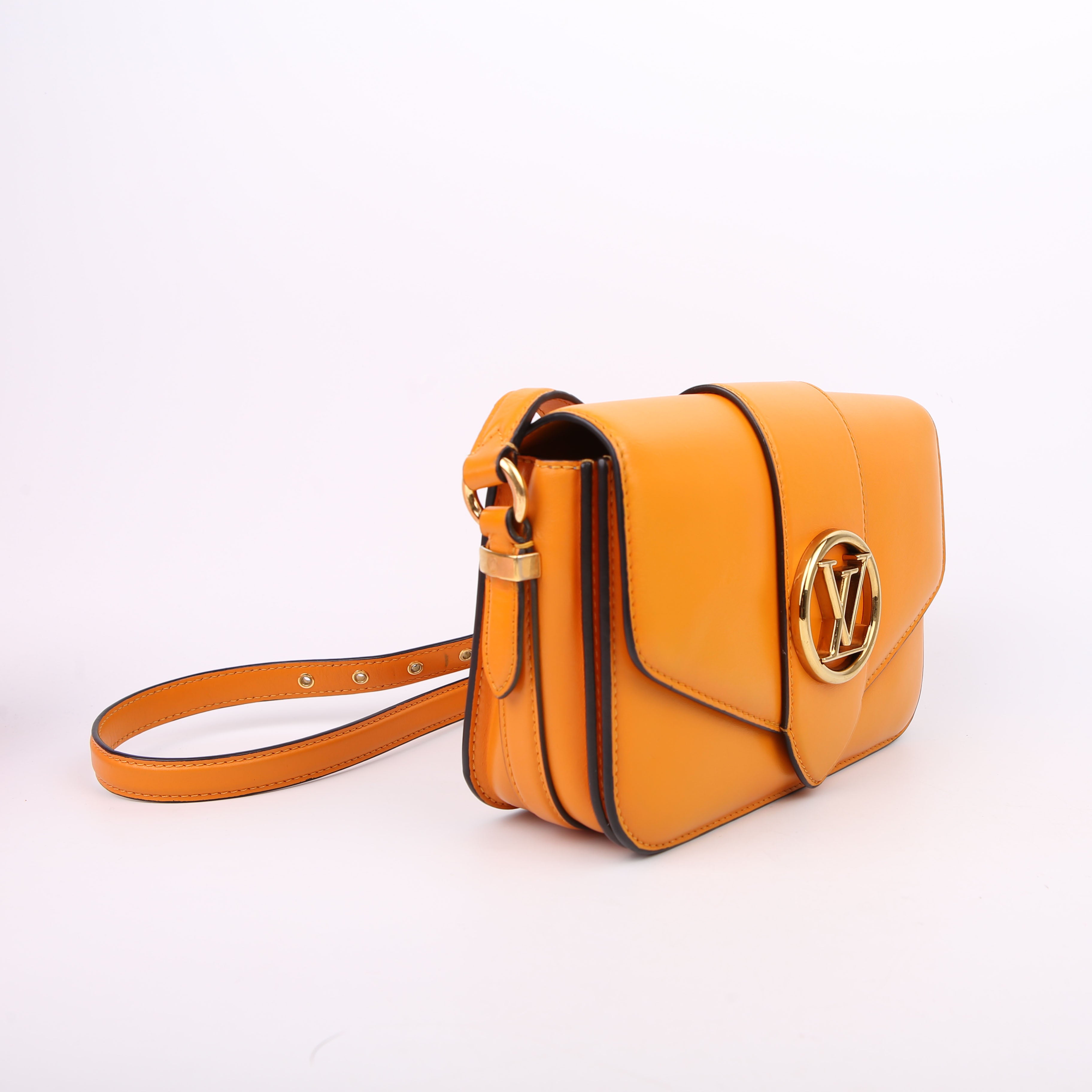 Louis Vuitton LV Pont 9 Smooth Calfskin Yellow/Orange