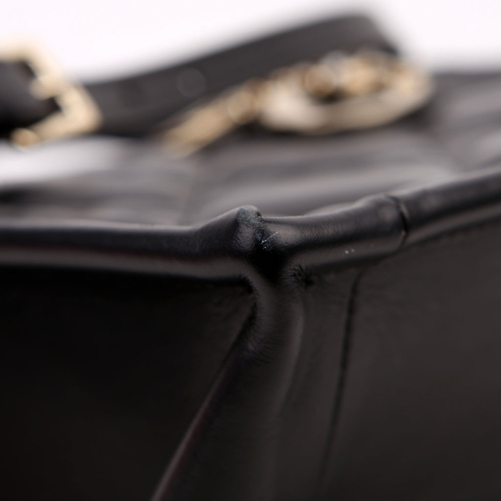 Christian Dior Book Tote Small Lambskin Cannage Black