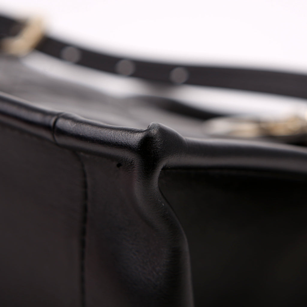 Christian Dior Book Tote Small Lambskin Cannage Black