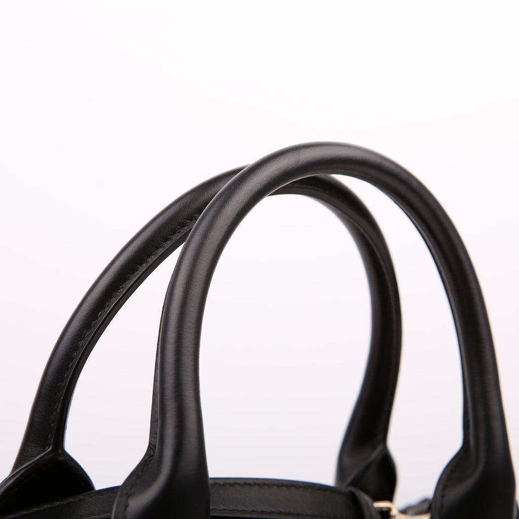 Christian Dior Book Tote Small Lambskin Cannage Black