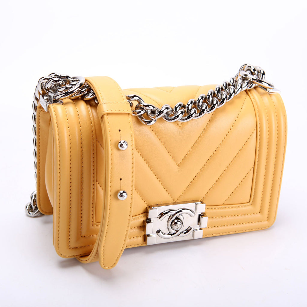 Chanel Boy Flap Small Chevron Calfskin 22M