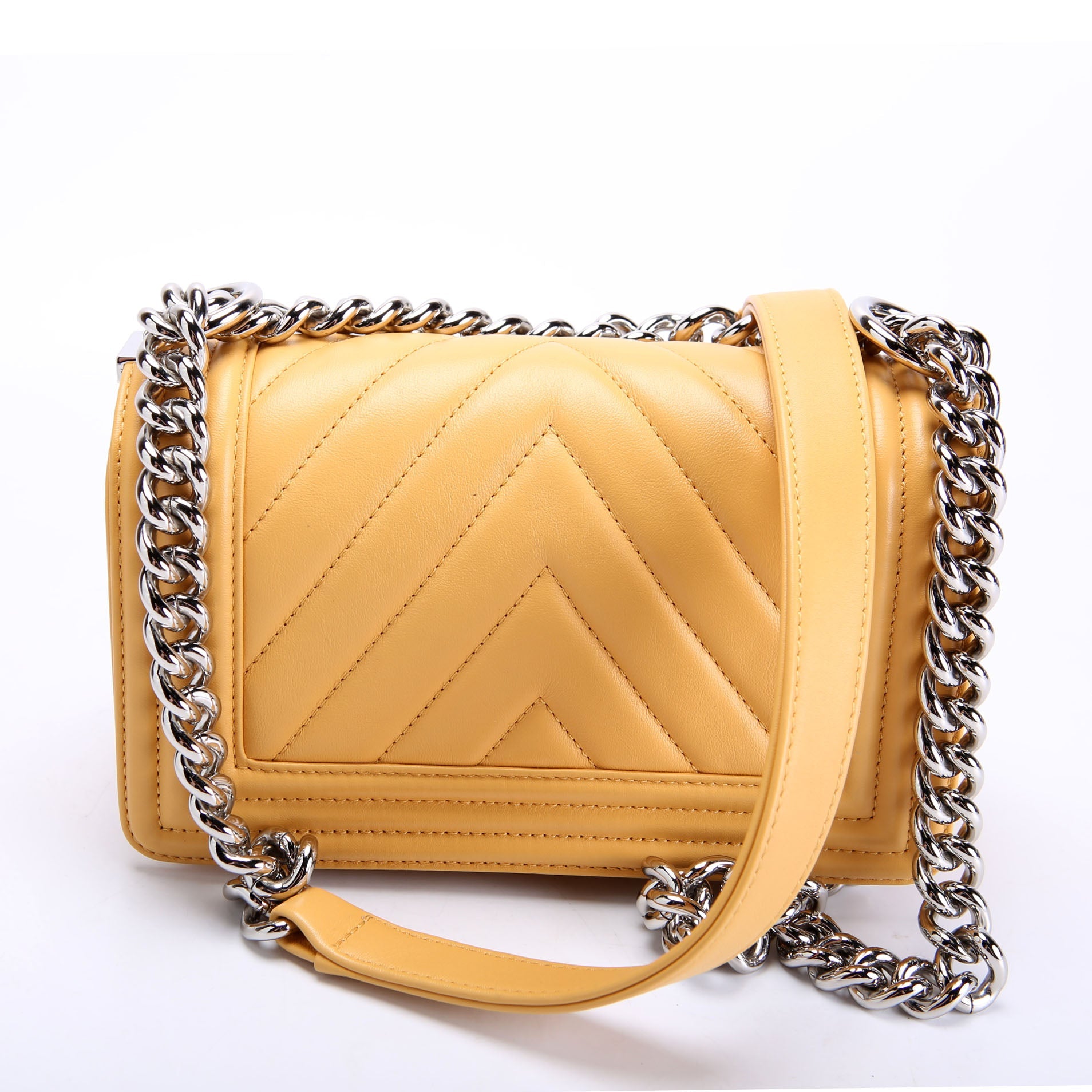 Chanel Boy Flap Small Chevron Calfskin 22M