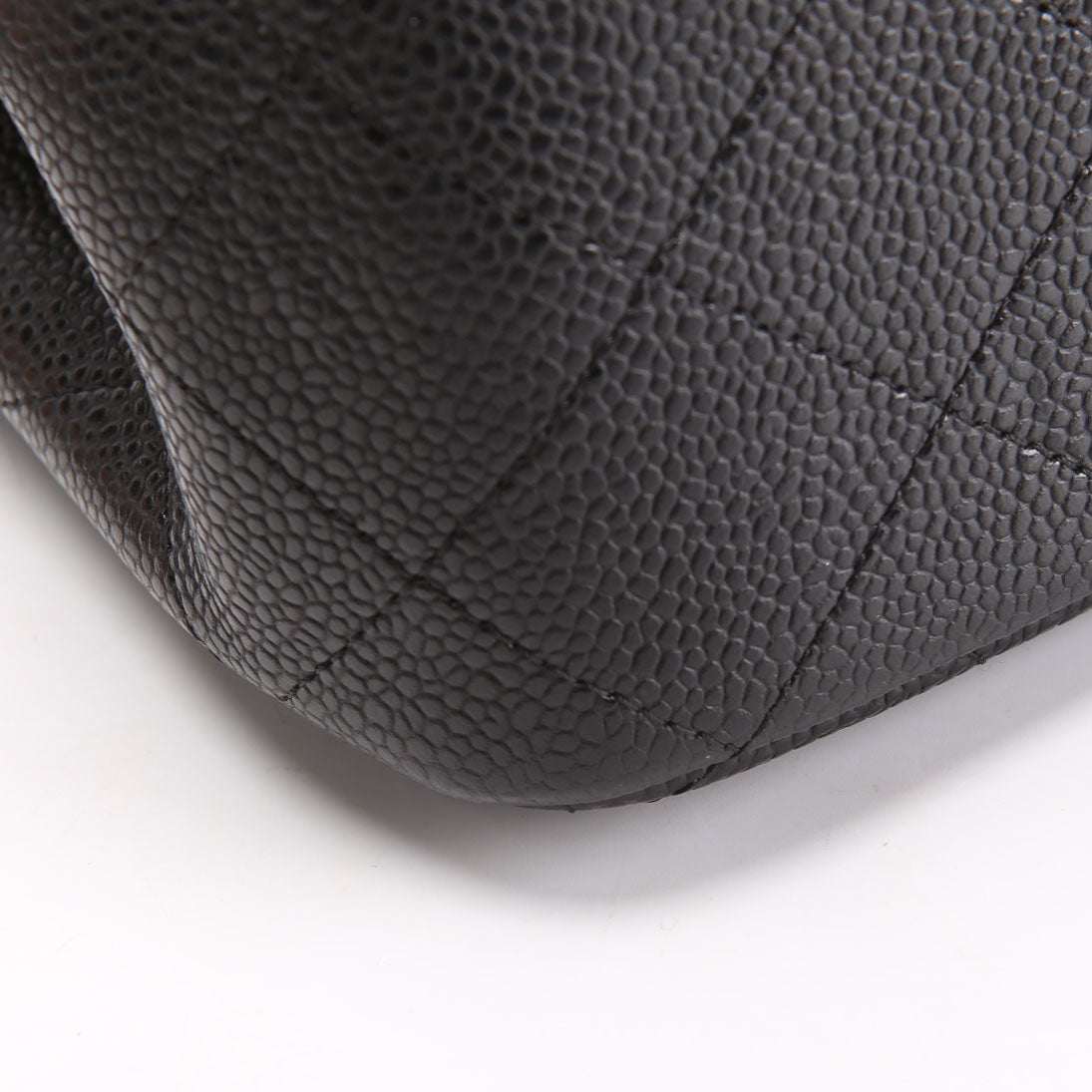 Chanel Classic Flap Jumbo Caviar 14-16M Black