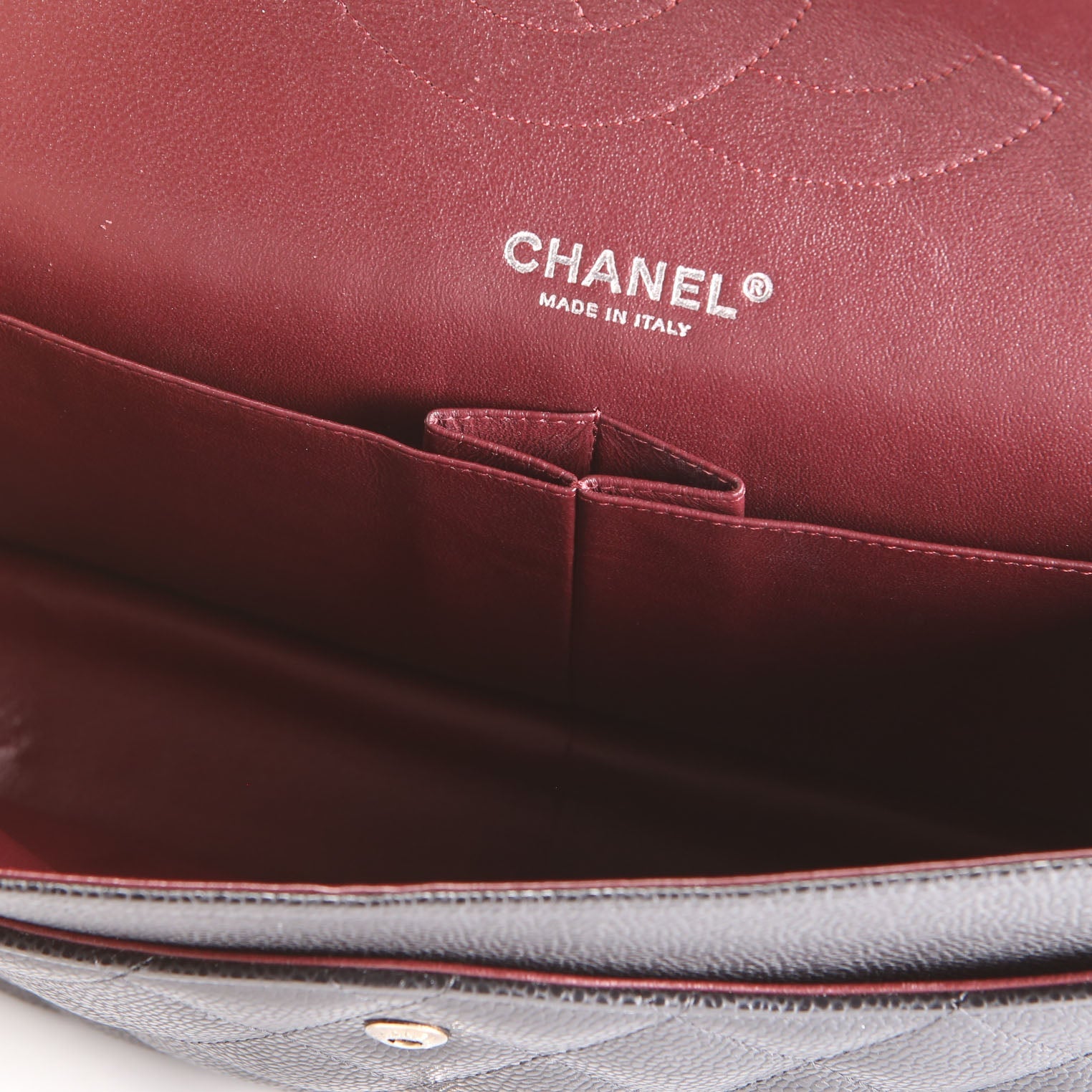 Chanel Classic Flap Jumbo Caviar 14-16M Black