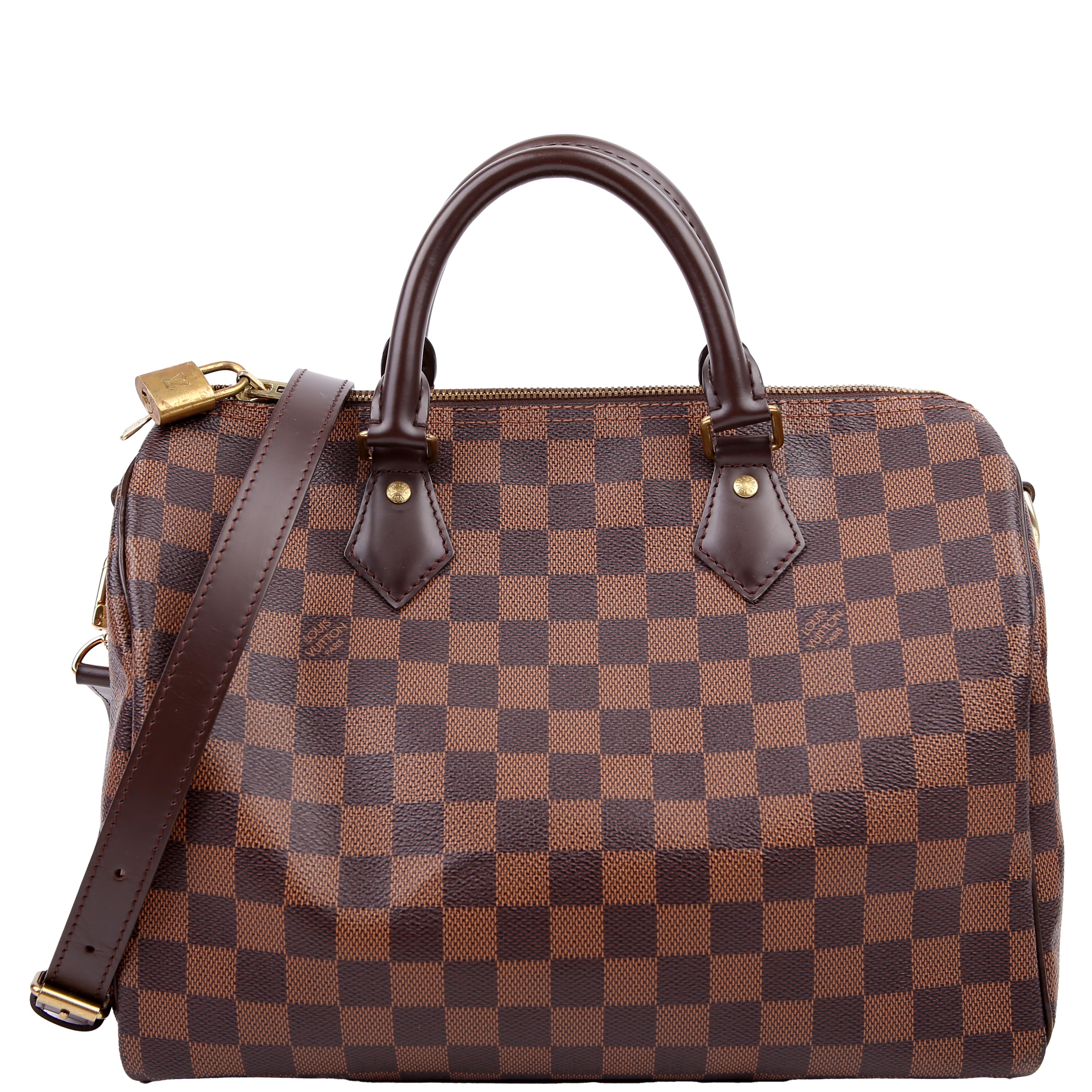 Louis Vuitton Speedy 20 Bandouliere Damier Ebene