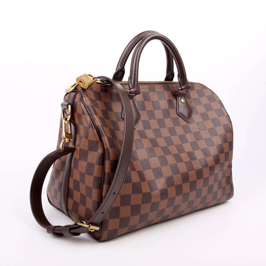 Louis Vuitton Speedy 20 Bandouliere Damier Ebene