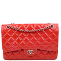 Chanel Classic Flap Jumbo Patent Red/Pink