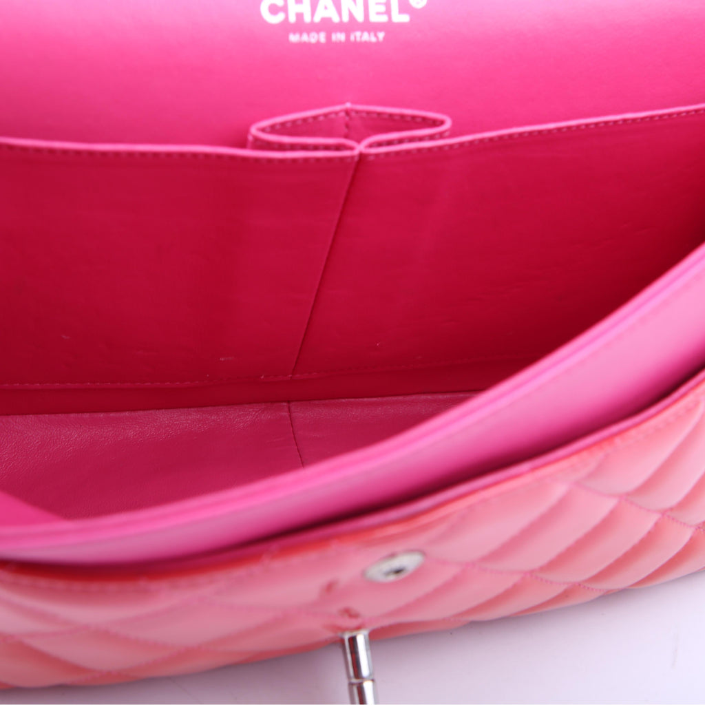Chanel Classic Flap Jumbo Patent Red/Pink