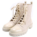Louis Vuitton Territory Flat Ranger Boots Suede/Patent Size 41