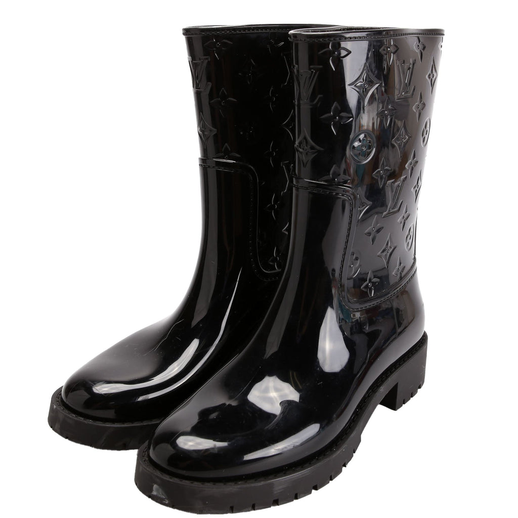 Louis Vuitton Drops Flat Half Boots Size 40