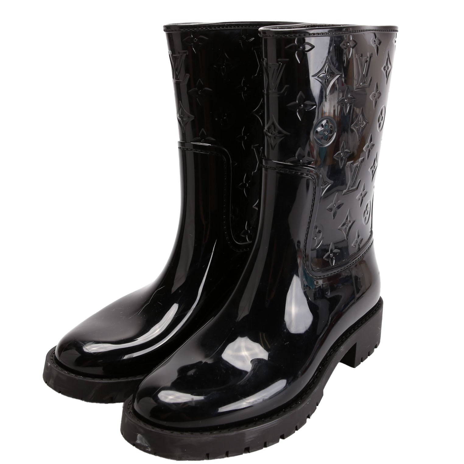 Louis Vuitton Drops Flat Half Boots Size 40