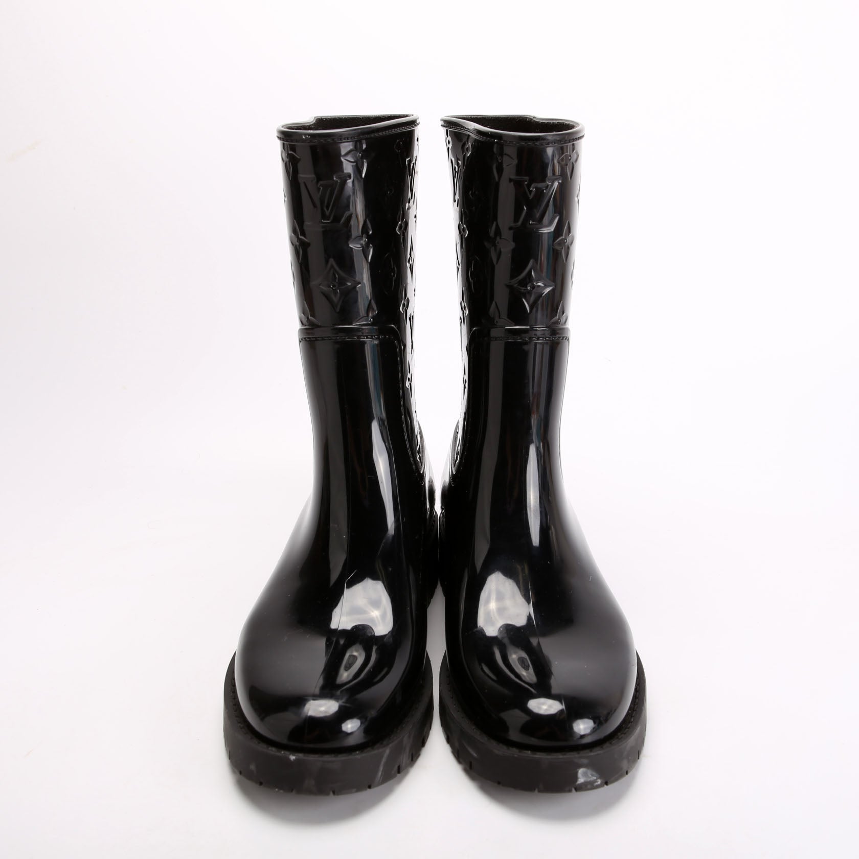 Louis Vuitton Drops Flat Half Boots Size 40