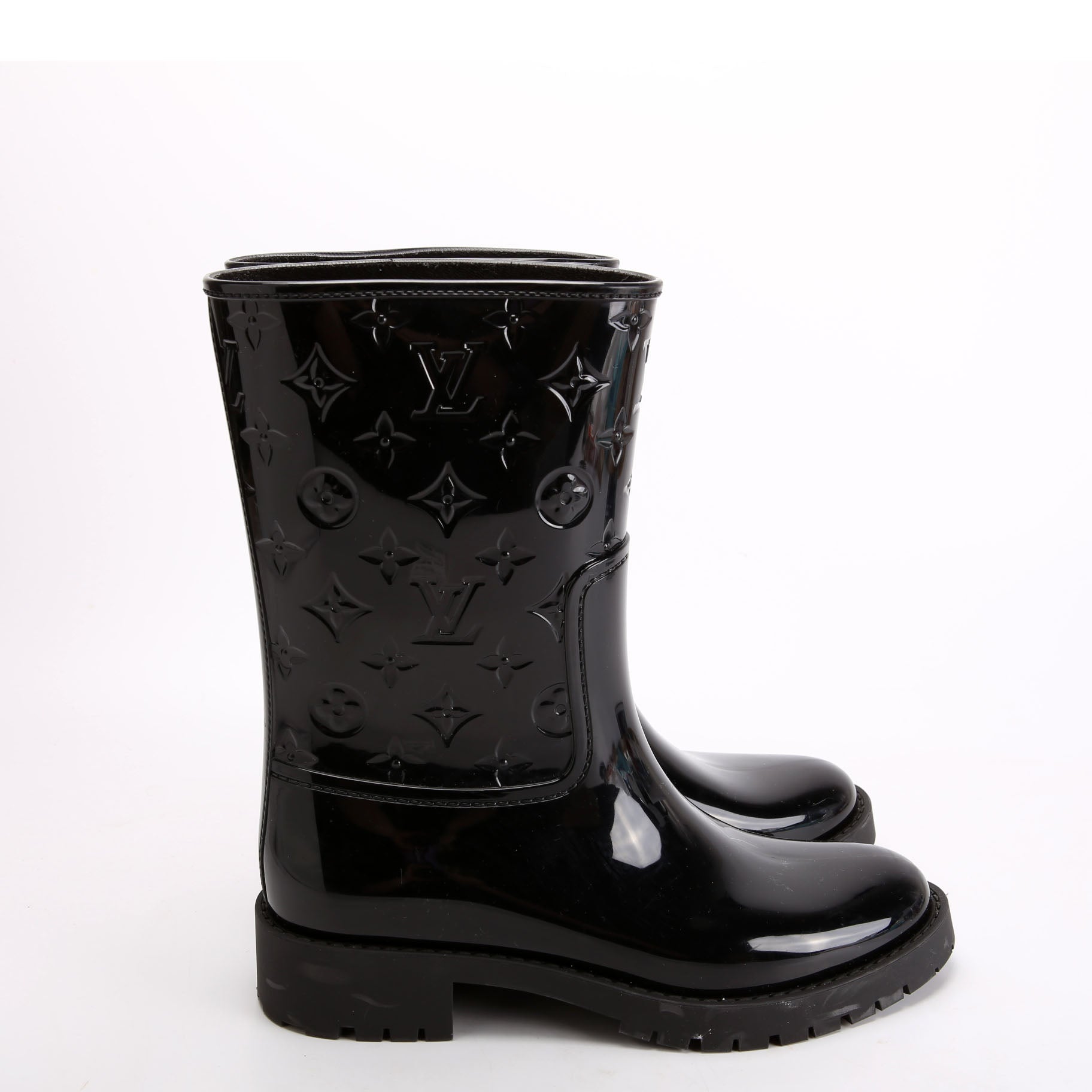 Louis Vuitton Drops Flat Half Boots Size 40