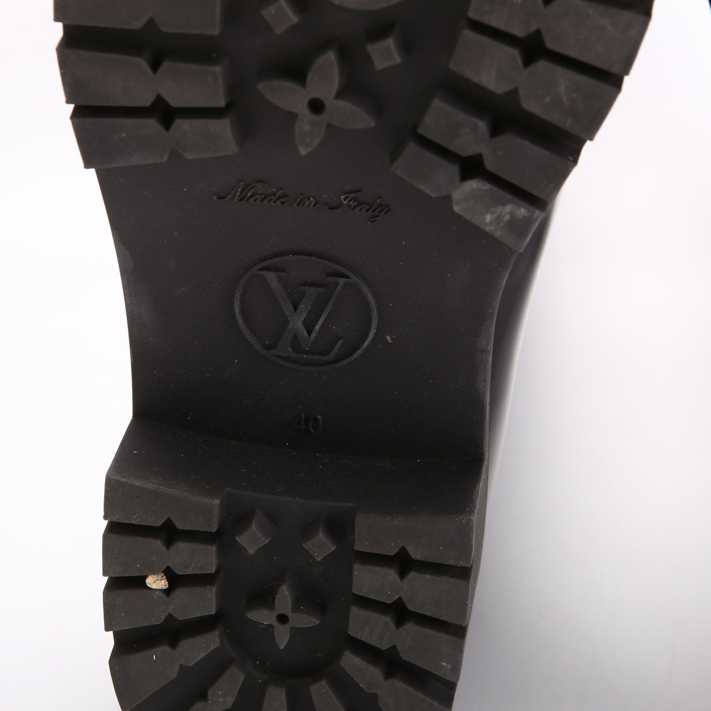 Louis Vuitton Drops Flat Half Boots Size 40