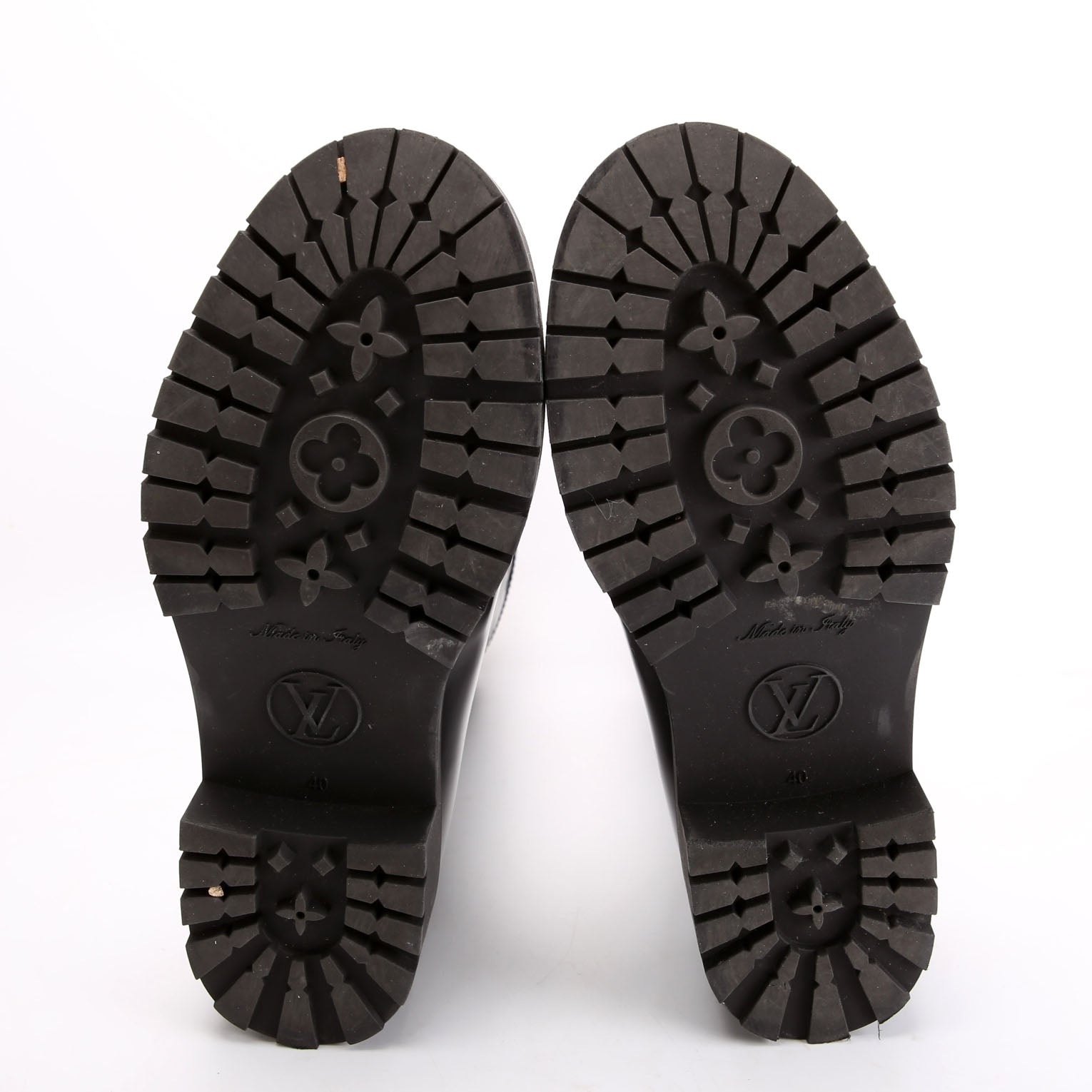 Louis Vuitton Drops Flat Half Boots Size 40
