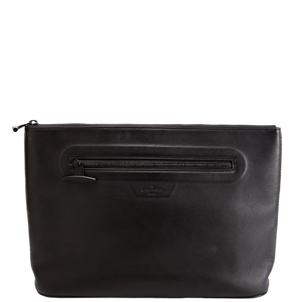 Louis Vuitton Pochette Cosmo Leather Black