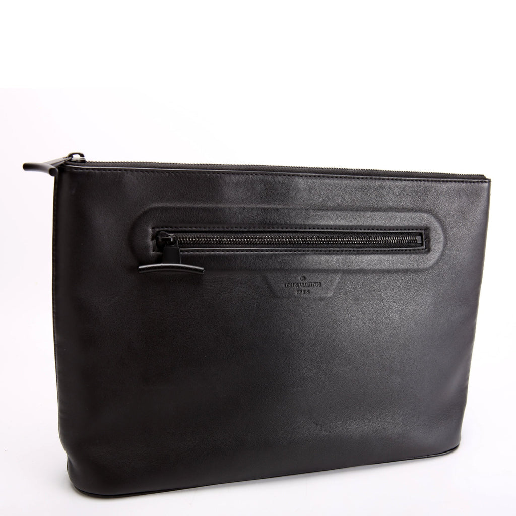 Louis Vuitton Pochette Cosmo Leather Black