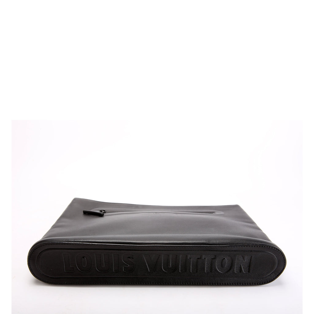 Louis Vuitton Pochette Cosmo Leather Black