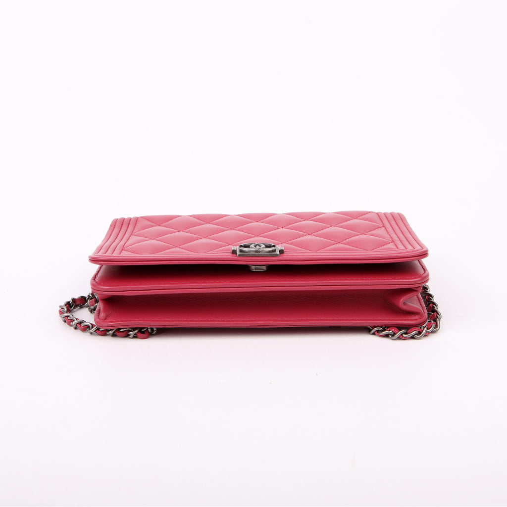 Chanel WOC Boy Lambskin Pink