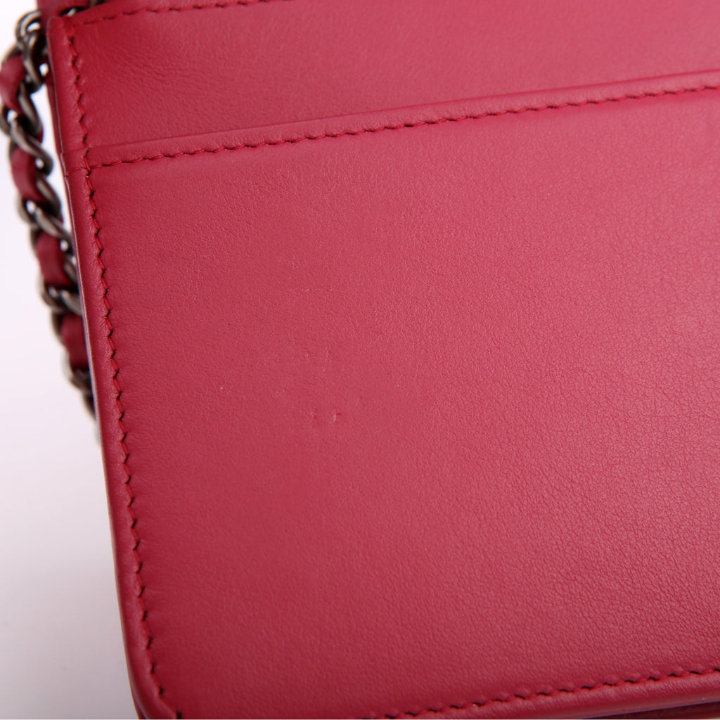Chanel WOC Boy Lambskin Pink