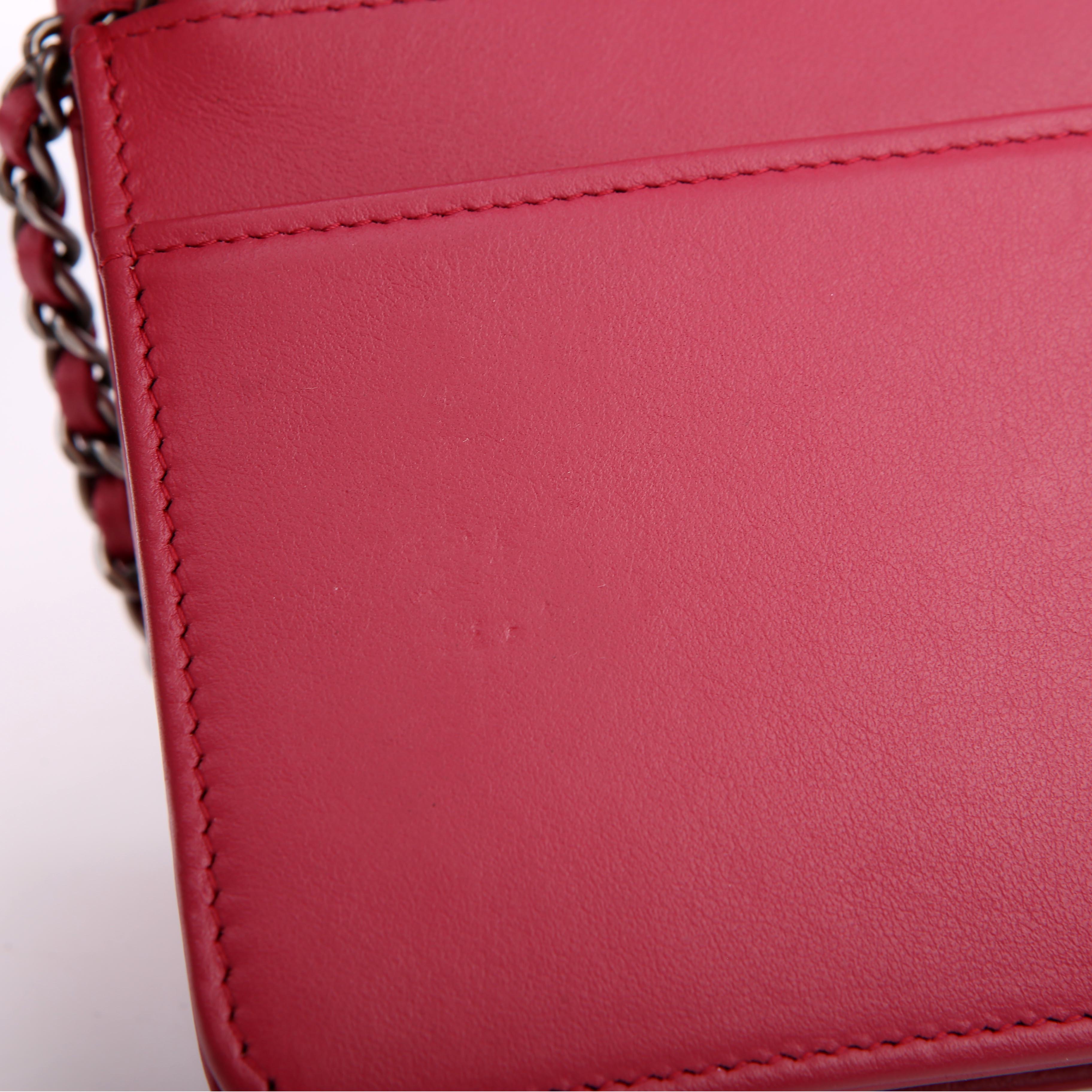 Chanel WOC Boy Lambskin Pink