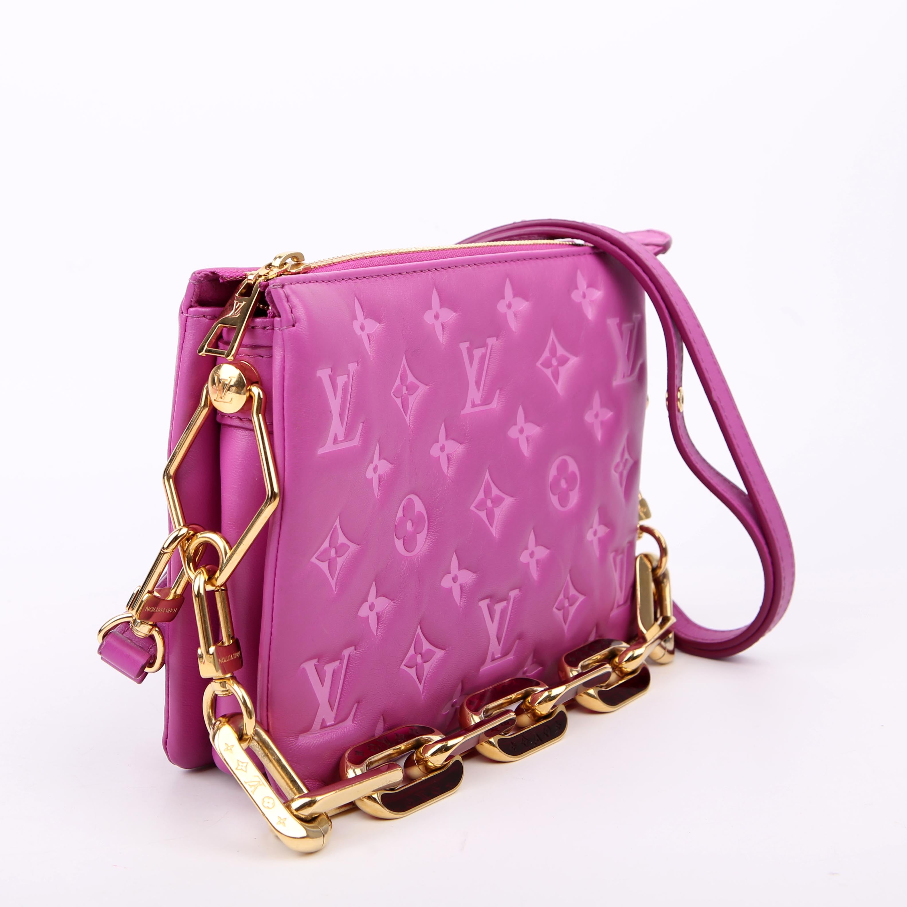 Louis Vuitton Coussin BB Lambskin Purple