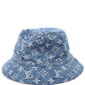 Louis Vuitton Denim Monogram Bucket Hat Medium Blue