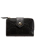 Gucci 790131 Jumbo GG Leather Medium Bifold Wallet Black