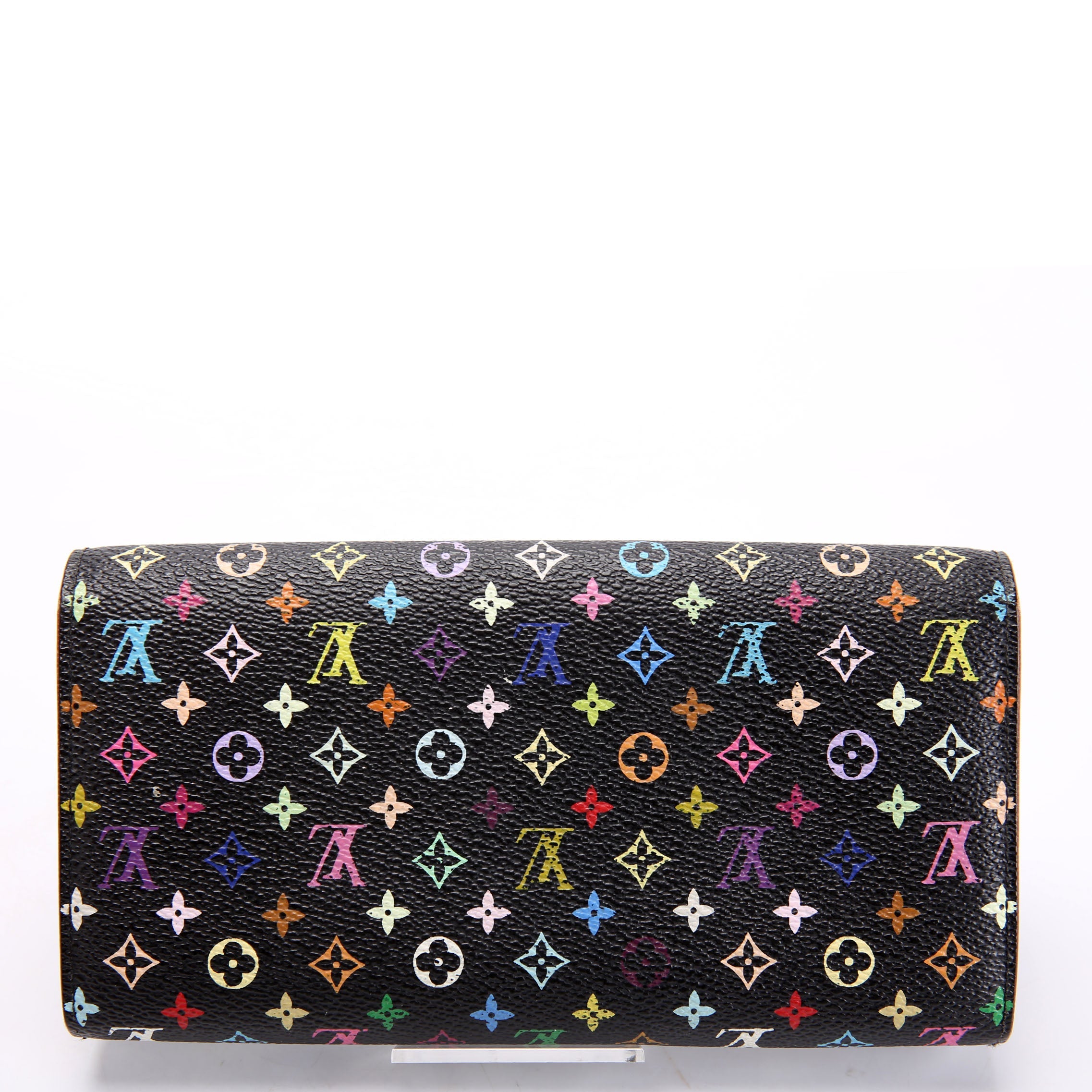 Louis Vuitton Sarah Wallet Multicolor Monogram Black