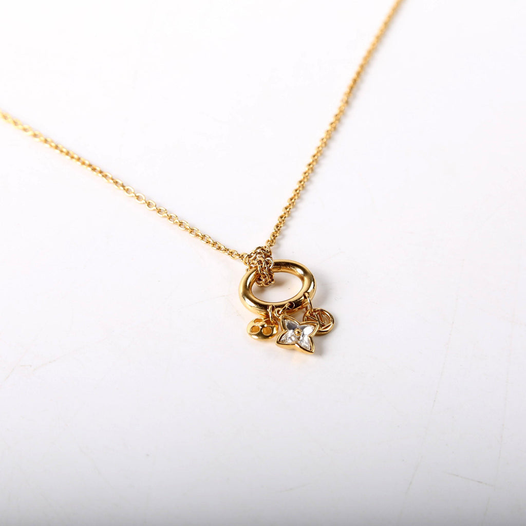 Louis Vuitton My Blooming Strass Necklace M00592 Gold