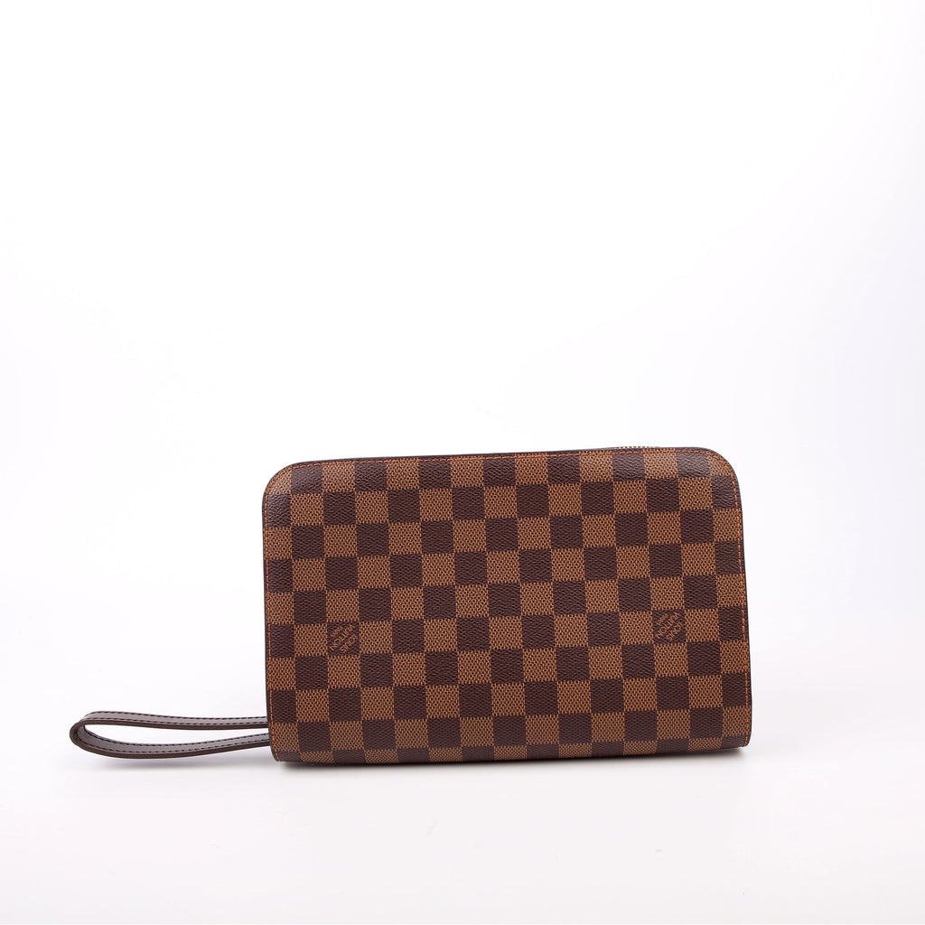 Louis Vuitton Pochette Saint Louis Clutch Damier Ebene