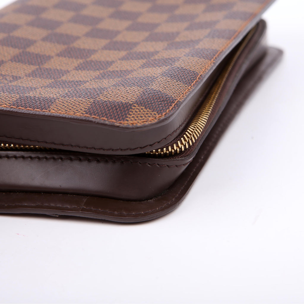 Louis Vuitton Pochette Saint Louis Clutch Damier Ebene