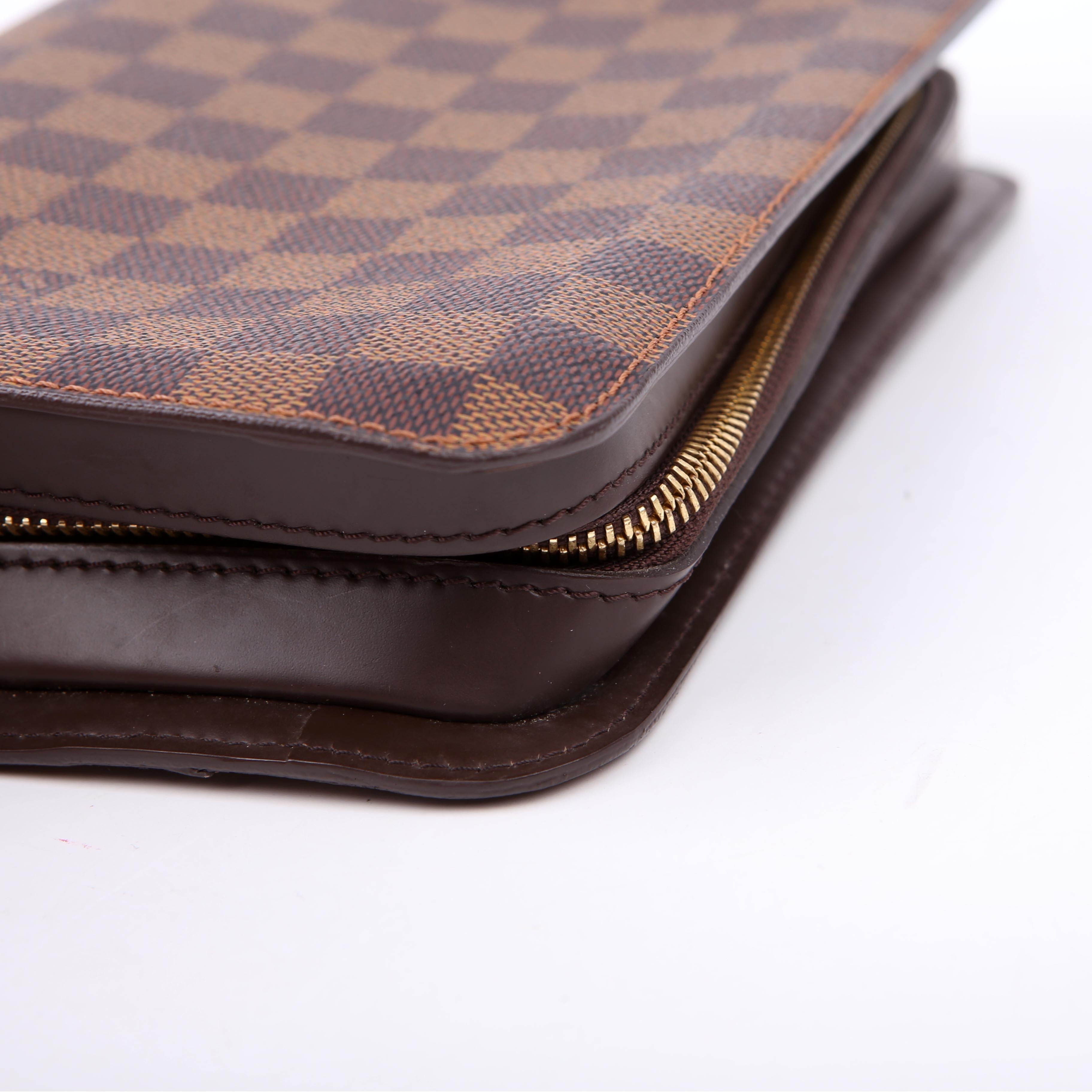 Louis Vuitton Pochette Saint Louis Clutch Damier Ebene