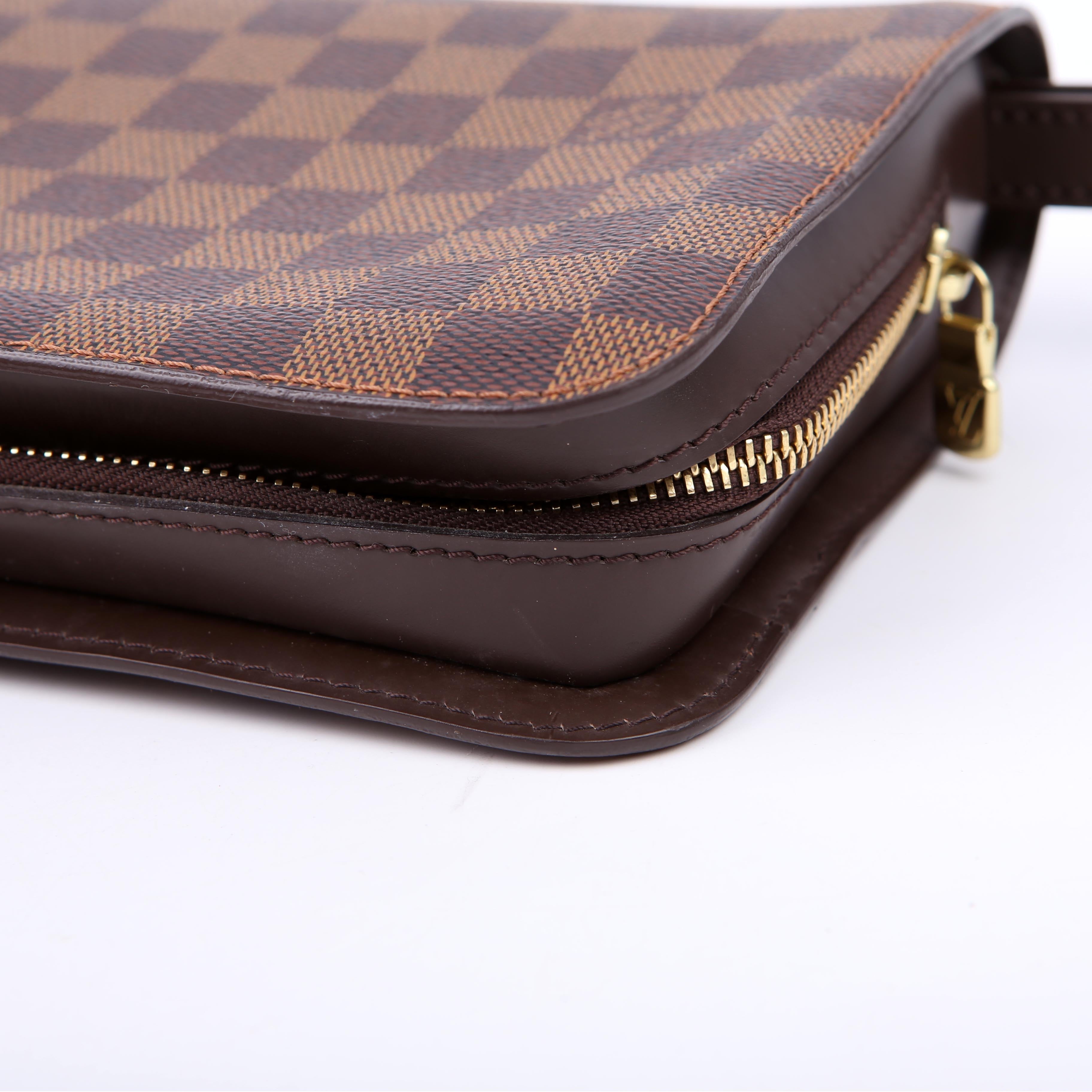 Louis Vuitton Pochette Saint Louis Clutch Damier Ebene