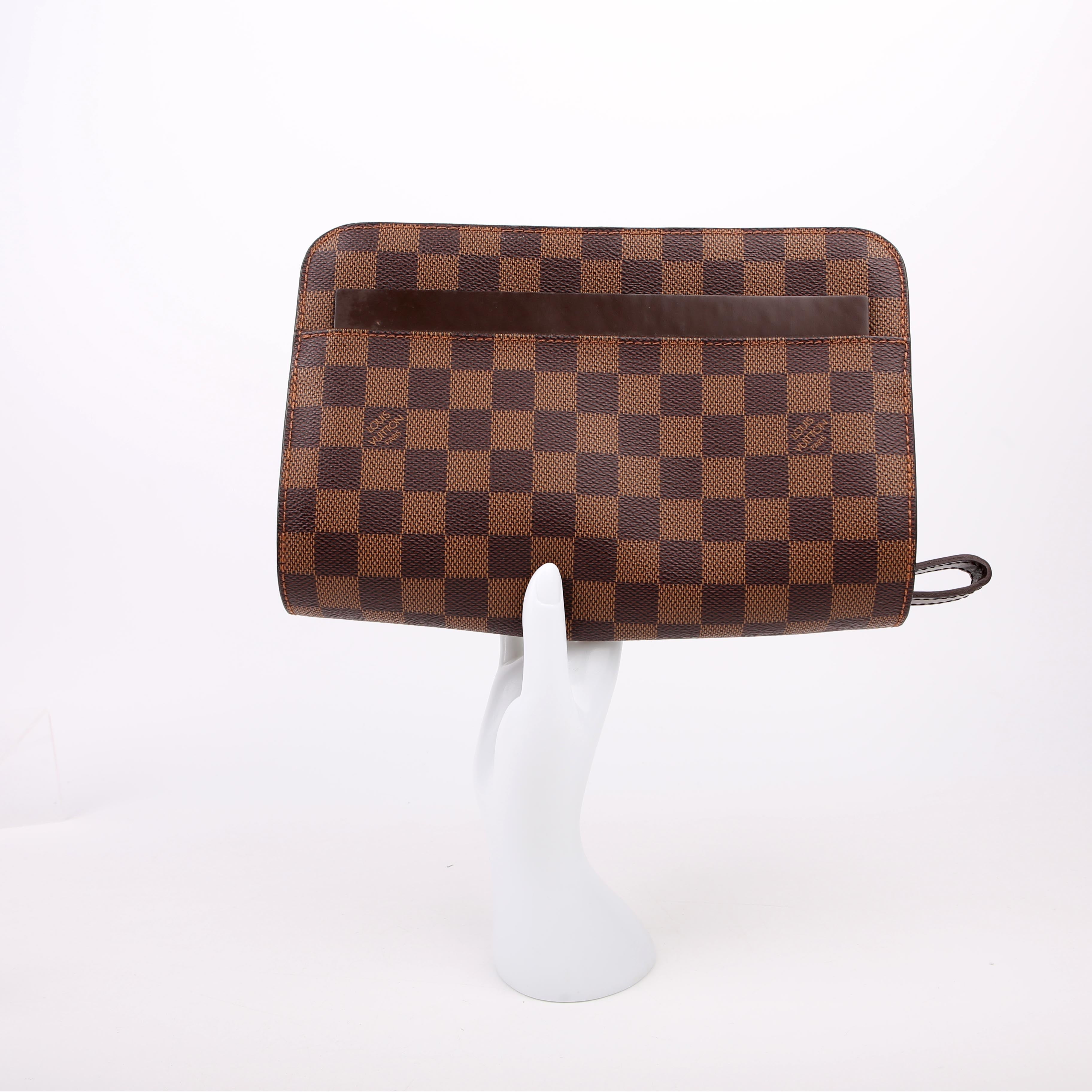 Louis Vuitton Pochette Saint Louis Clutch Damier Ebene