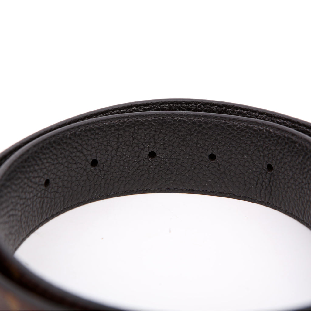 Louis Vuitton LV Circle 35MM Reversible Leather/Monogra Belt Size 80/32