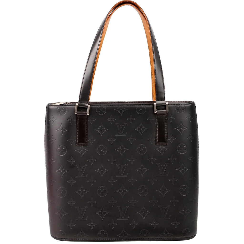 Louis Vuitton Stockton Monogram Matte Leather Grey