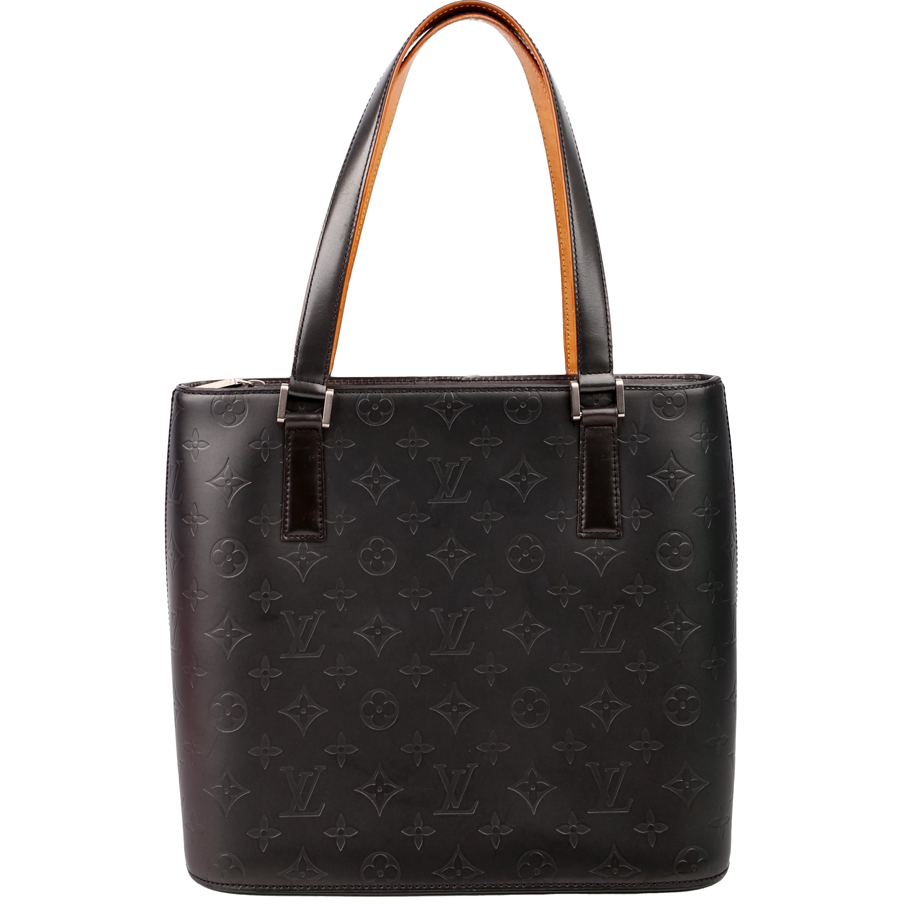 Louis Vuitton Stockton Monogram Matte Leather Grey