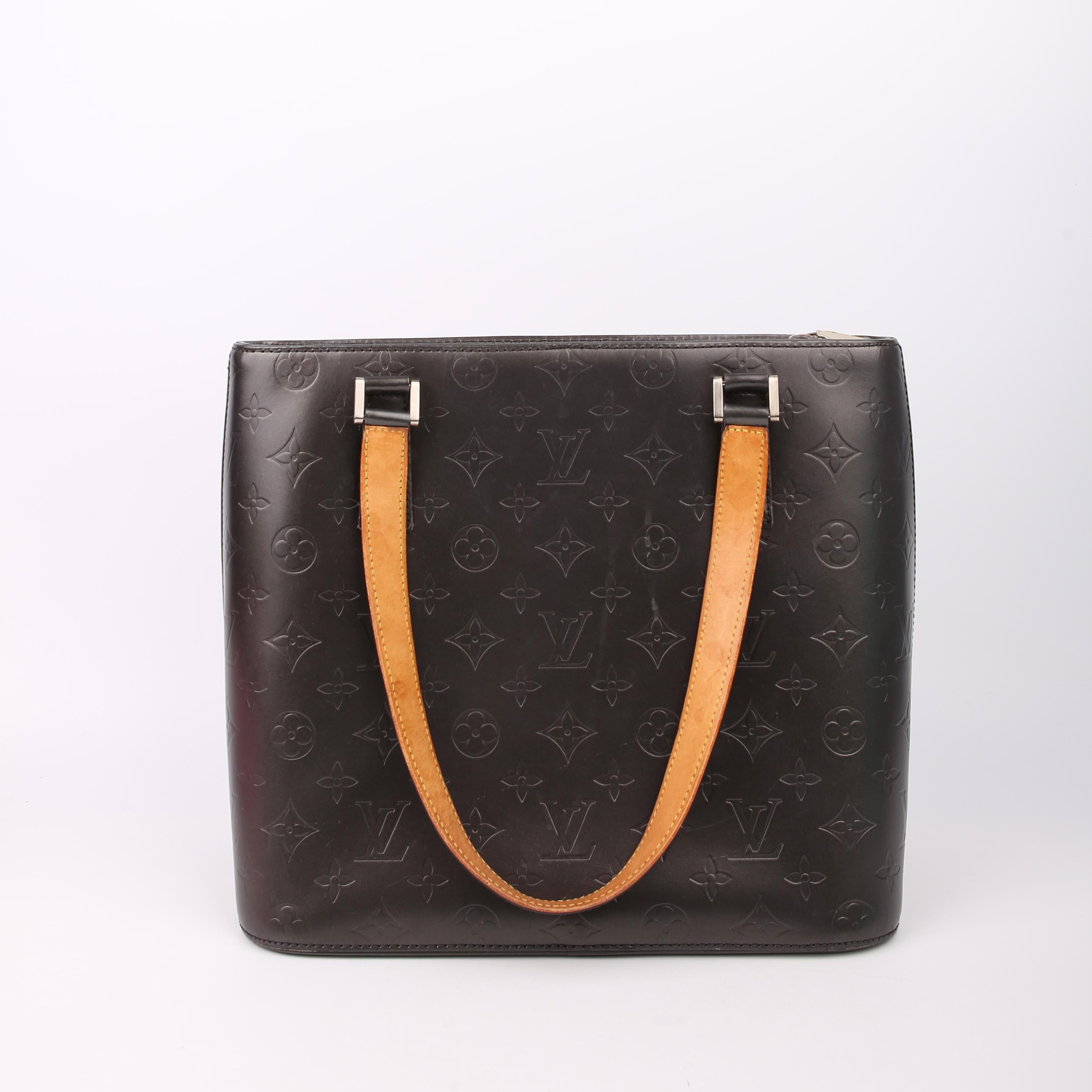 Louis Vuitton Stockton Monogram Matte Leather Grey