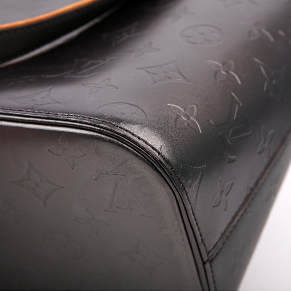 Louis Vuitton Stockton Monogram Matte Leather Grey