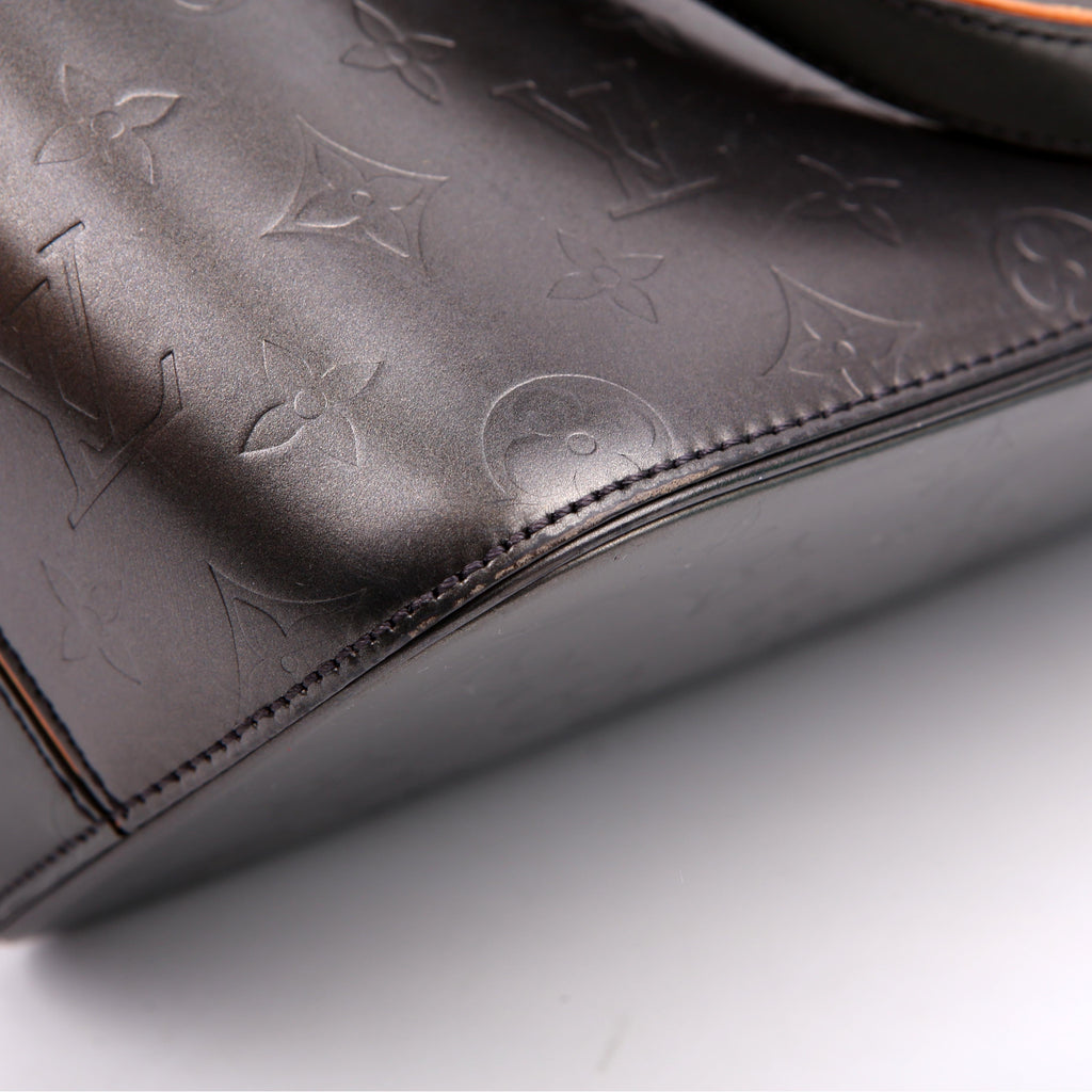 Louis Vuitton Stockton Monogram Matte Leather Grey
