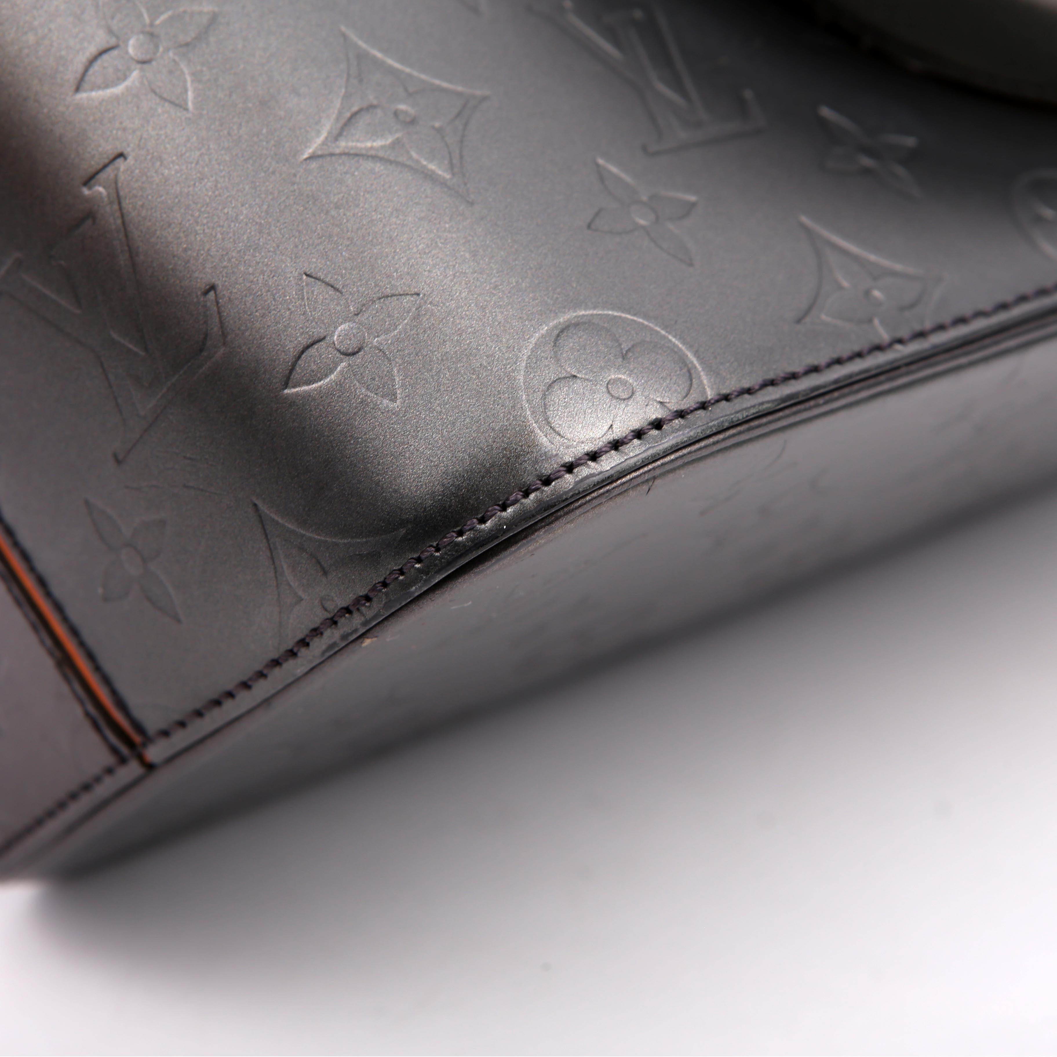 Louis Vuitton Stockton Monogram Matte Leather Grey
