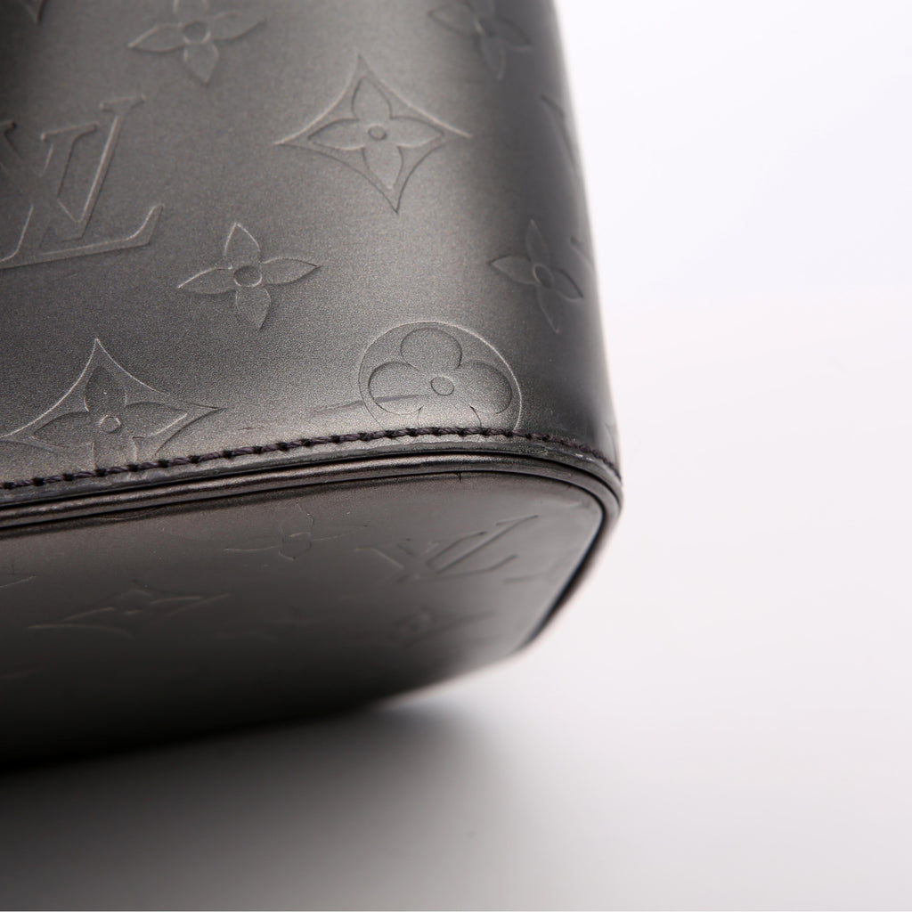 Louis Vuitton Stockton Monogram Matte Leather Grey